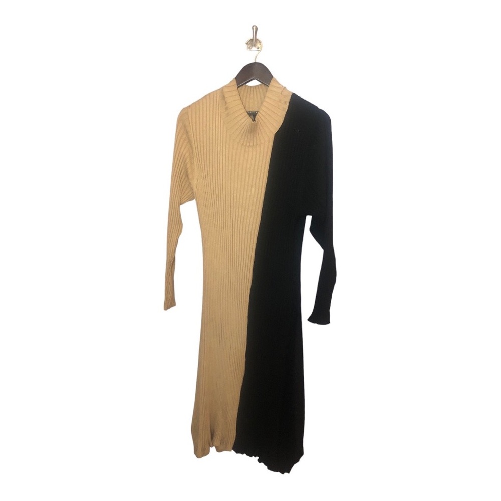 Lane Bryant knit color block dress
